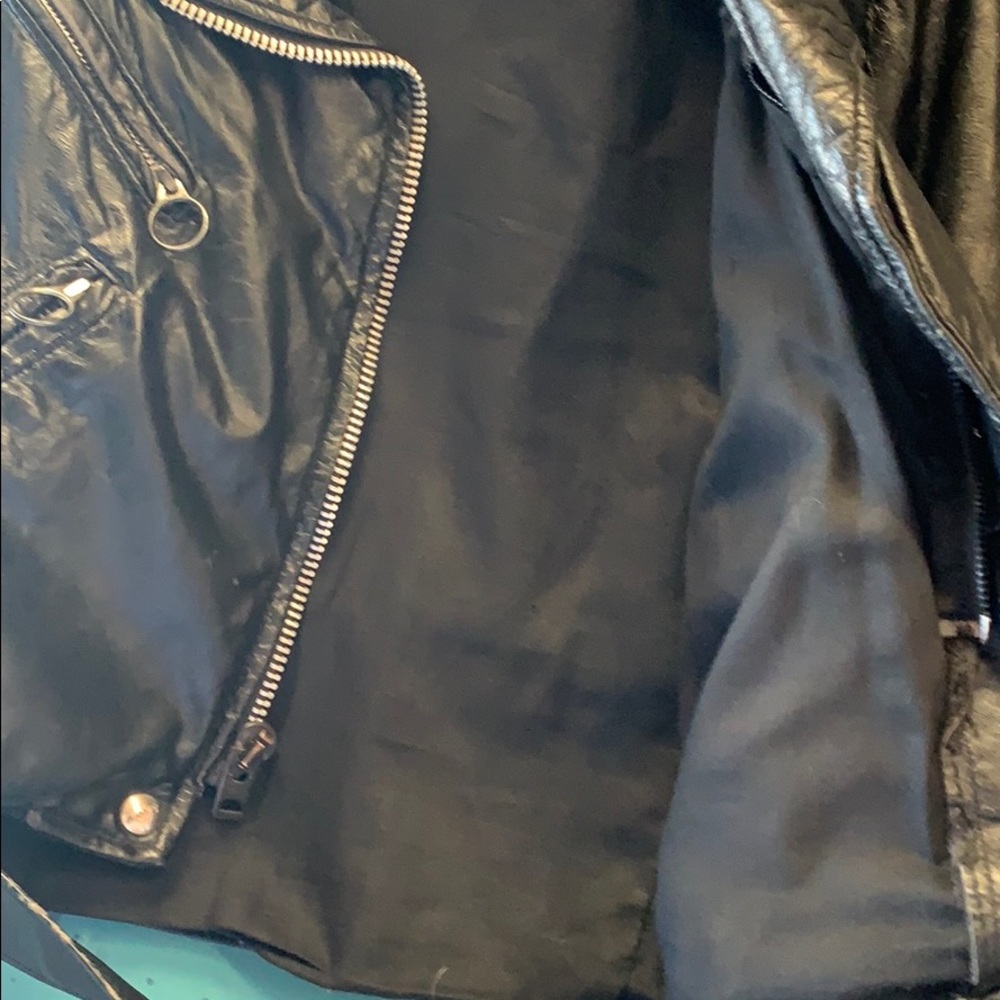 Brooks Leather Belted Jacket - image 6